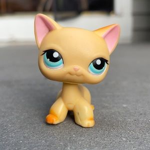 littlest pet shop blonde shorthair cat #339